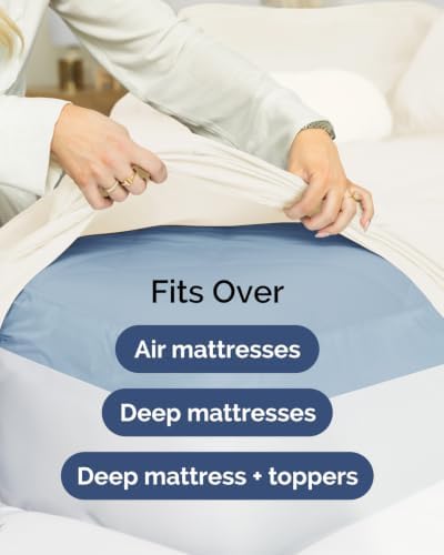 CGK Linens 2 Pack Extra Deep Full Fitted Sheets - Image 7