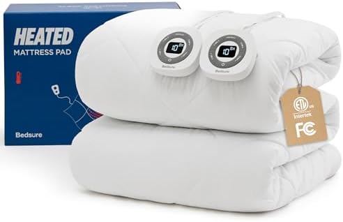 Bedsure Heated Mattress Pad King, Bed Warmer by BEDSURE