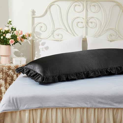 White Satin Pillowcases Body Pillow - Image 3