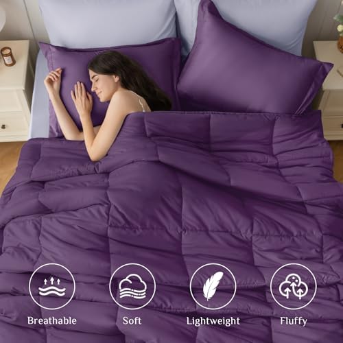 JOLLYVOGUE King Comforter Set, Ultra-Soft Bed in a Bag King Size 7 Pieces - Image 2