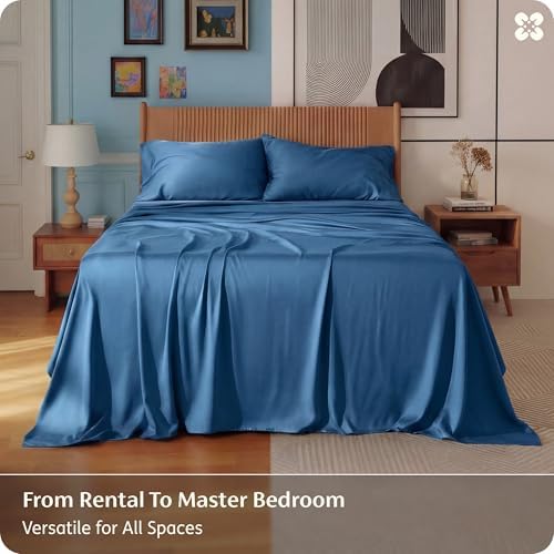 Bedsure PureWoven Rayon Derived from Bamboo, California King Sheet Sets - Image 6