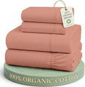 LANE LINEN Full Sheet Set 100% Organic Cotton 4pc Percale Soft by LaneLinen