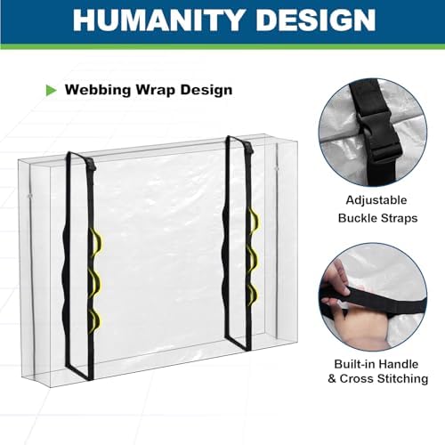 TICONN Mattress Bags for Moving, Heavy Duty Mattress Cover Storage Bag - Image 5