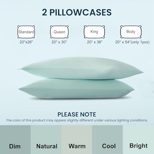 Cooling Pillow Cases Set of 2, King Size Cool Pillowcases - Image 7