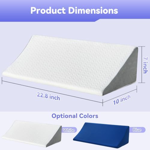 Vekkia Wedge Pillow for Side Sleeping, Back Support - Image 2
