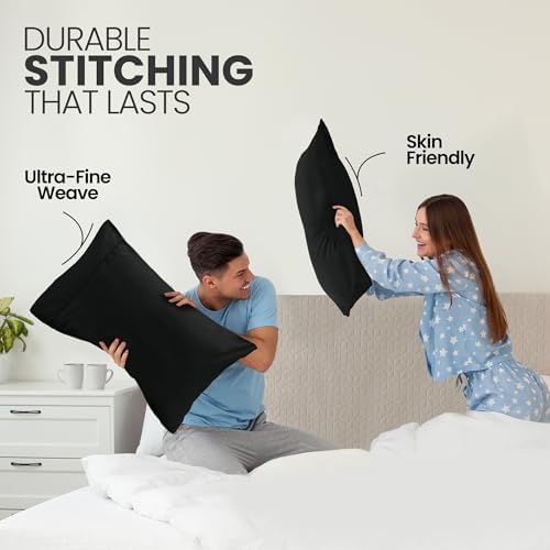 Pillow Cases Standard Size Set of 2, Ultra Soft Comfy Pillow Covers - Image 4