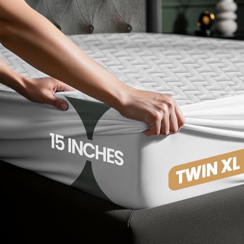 Premium Waterproof Mattress Protector Twin XL Size - Image 2