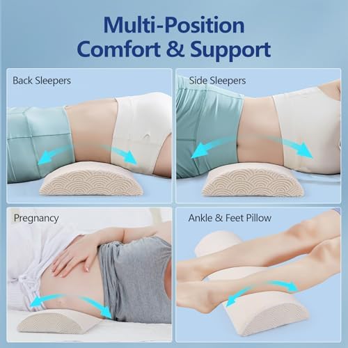 Cozyhealth - 3.15"H*23.6"L - Soft Lumbar Pillow - Image 7