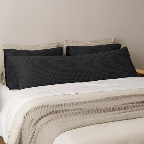 PHF Ultra Soft Waffle Body Pillowcase 20" x 54", No Insert - Image 6