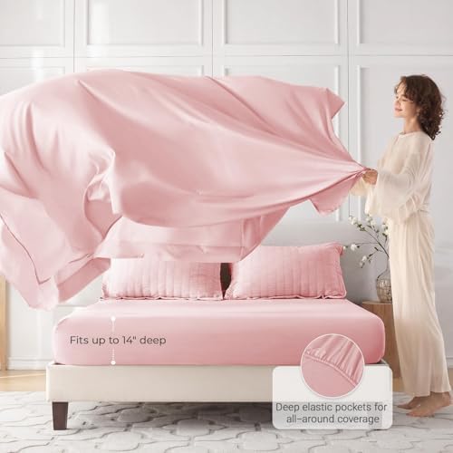 MUXHOMO 7 Pieces King Comforter Set, Seersucker Bed in a Bag King Size - Image 3