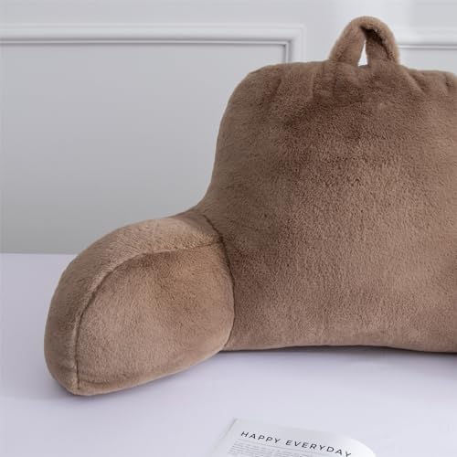 A Nice Night Khaki Reading Pillow, 18.5" Bed Wedge Pillows - Image 4