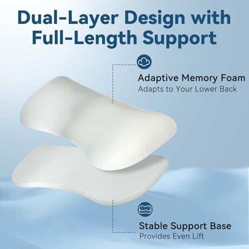 Adjustable Height Lumbar Support Pillow - Image 3