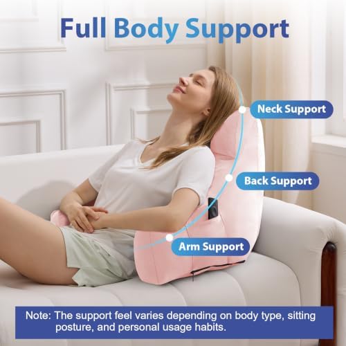 IPYNBAP Back Pillow for Bed Sitting up, Reading Pillow, 18 Inch - Image 5