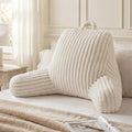 Blissful Diary Reading Pillow for Bed, Backrest Pillow, Cream White by BlissfulDiary