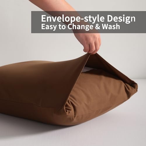 King Pillow Cases, 2 Pack, 20x40 in, Microfiber - Image 4