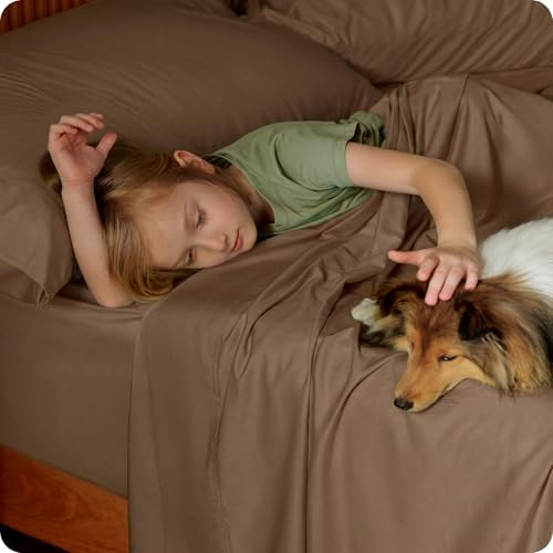 Bedsure PureWoven 100% Rayon Derived from Bamboo, Queen Sheets, 4 Pieces by BEDSURE