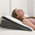 Vekkia Wedge Pillow for Sleep Apnea&Back Pain, Memory Foam Pillow Wedge by Vekkia