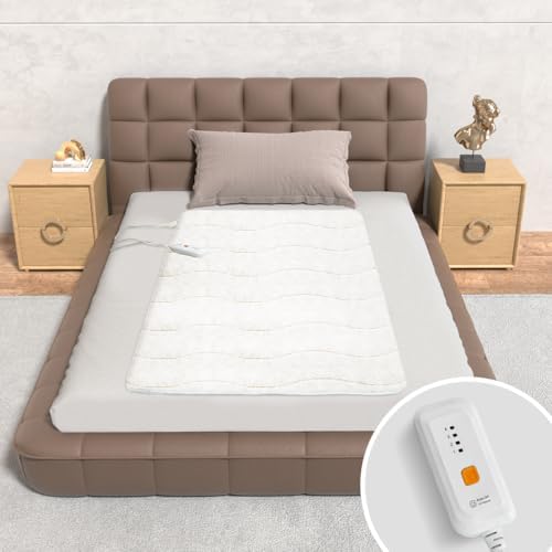Templewet Heated Mattress Pad Mini Twin Size, Bed Warmer, Machine Washable by Templewet