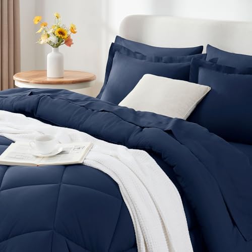 CozyLux California King Comforter Set 104"x96", 7 Piece - Image 3