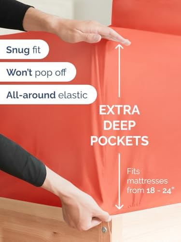 CGK Linens Extra Deep King Fitted Sheet - Image 2