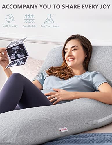 AngQi Pregnancy Pillows, U Shaped Pregnancy Body Pillow - Image 4