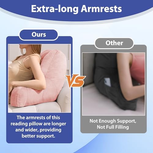 IASEAHK Reading Pillow, Back Pillow - Image 4
