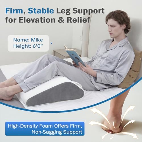 Vekkia Knee Wedge Pillow for Back Sleeping - Image 4