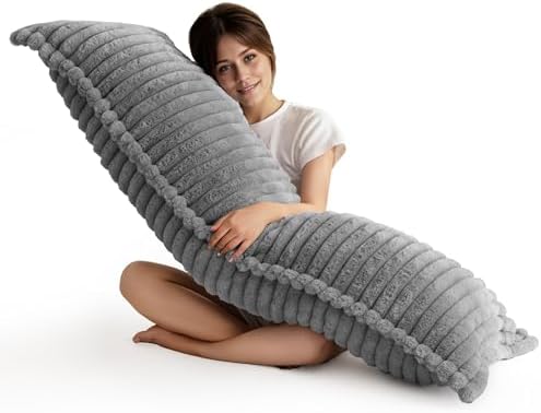 HIGOGOGO Memory Foam Body Pillow, Thickened Large Long Bed Pillow by HIGOGOGO