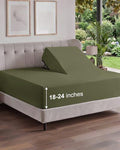 CGK Linens Extra Deep Flex Top Split Head King Fitted Sheet by CGKUnlimited