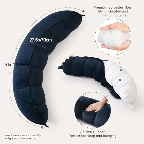 Peallow – Long Round Body Pillow - Image 3