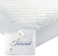 100% Cotton Organic Mattress Protector | Breathable & Noiseless Quilted GOTS by Unknown