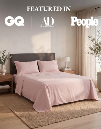 LANE LINEN Eco Friendly 100% Organic Cotton Twin Sheet Set, Hotel Quality - Image 5