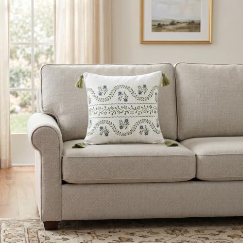 ISAENNE Designer Linen Throw Pillow Cover - Image 3