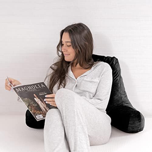 Milliard Reading Pillow with Arms, Cozy Shredded Memory Foam Back Pillow - Image 2