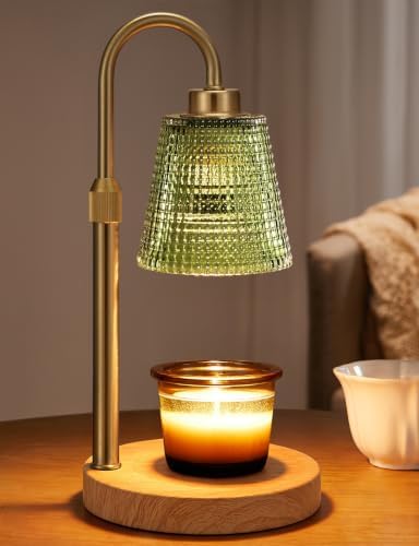 Sage Green Candle Warmer Lamp with Timer Home Decor Gifts for Women by Innqoo