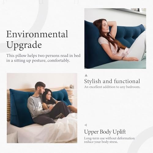 10 lbs Thickened Wedge Pillow Headboard Body Positioner Bed Wedge Pillow - Image 5