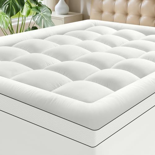 Queen Mattress Topper, Extra Thick Pillow Top Mattress Pad - Image 2
