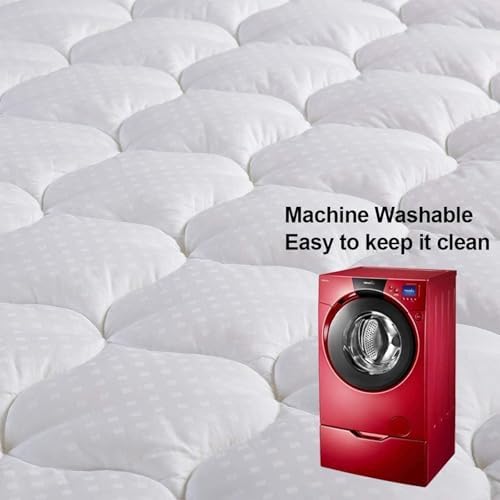 LEISURE TOWN Olympic Queen Mattress Pad Cover Mattress Topper Cotton Top Pillow - Image 5
