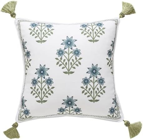 ISAENNE Designer Vintage Linen Throw Pillow Cover by Isaennehomedecoration