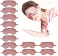 12PACK Silky Sleep Masks Satin Eye Mask Silk Eyes Cover by WJingYiJia