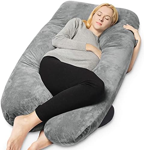 QUEEN ROSE Pregnancy Pillows, U Shaped Full Body Pillow by QUEENROSE