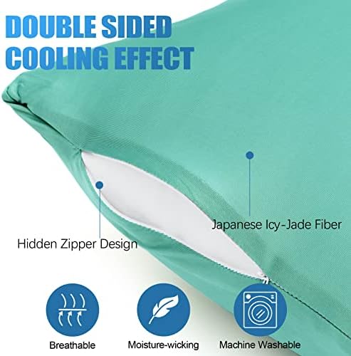 Cooling Body Pillow Covers Only, Moisture Wicking Pillowcase Covers - Image 2