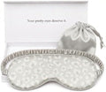 Silk Sleep Mask Light Blocking Luxury 100% Mulberry 22mm Silk Eye Mask Eye by YanserSelection