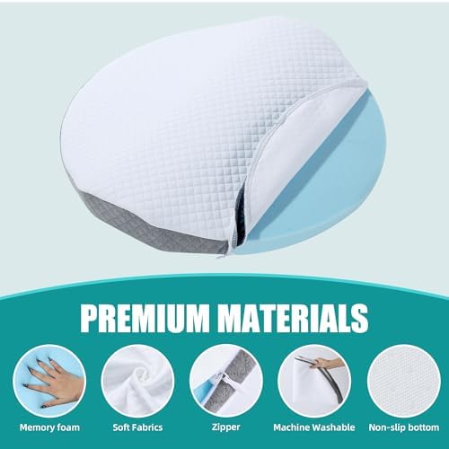 ROYALAY Lumbar Support Pillow for Bed, Memory Foam Waist Pillow for Sleeping - Image 3