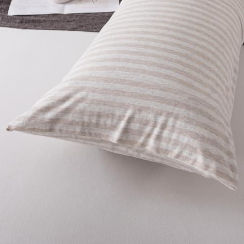 H Household 100% Jersey Cotton Pillowcase-Light Weight, Comfortable Super Soft - Image 4