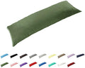 TAOSON 100% Cotton 300 Thread Count Envelope Style Body Pillow Cover, Long by TAOSON