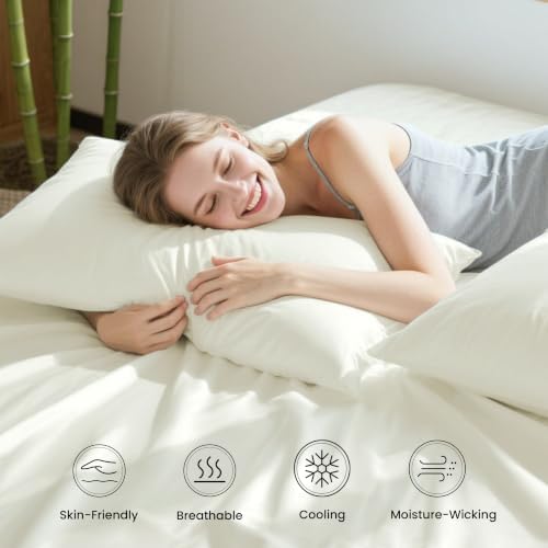 Love's cabin 3 Piece Twin XL Sheet Set, 100% Rayon Derived from Bamboo - Image 5