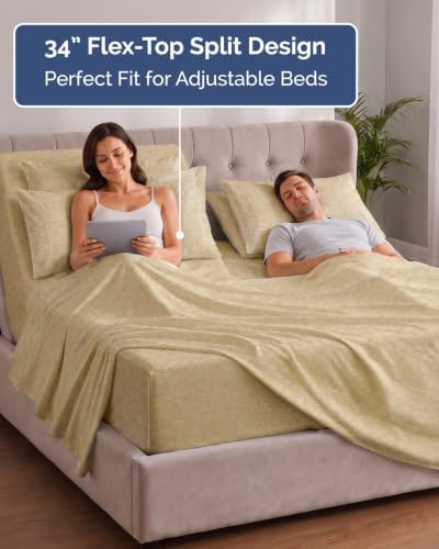 Extra Deep Flex Top Split Head King Sheet Set - Image 3