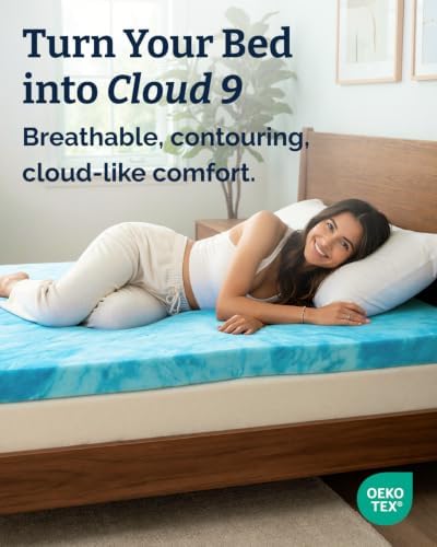 4 Inch Full Memory Foam Mattress Topper - Image 2