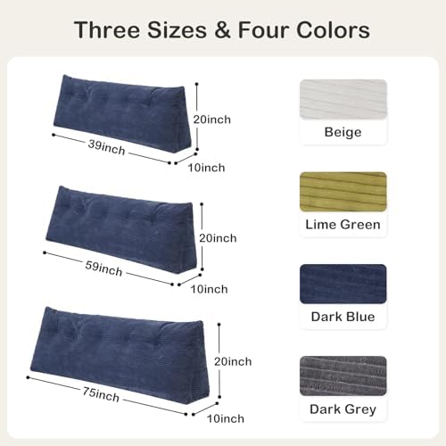 Headboard Pillow Queen, Wedge Pillow Headboard - Image 2